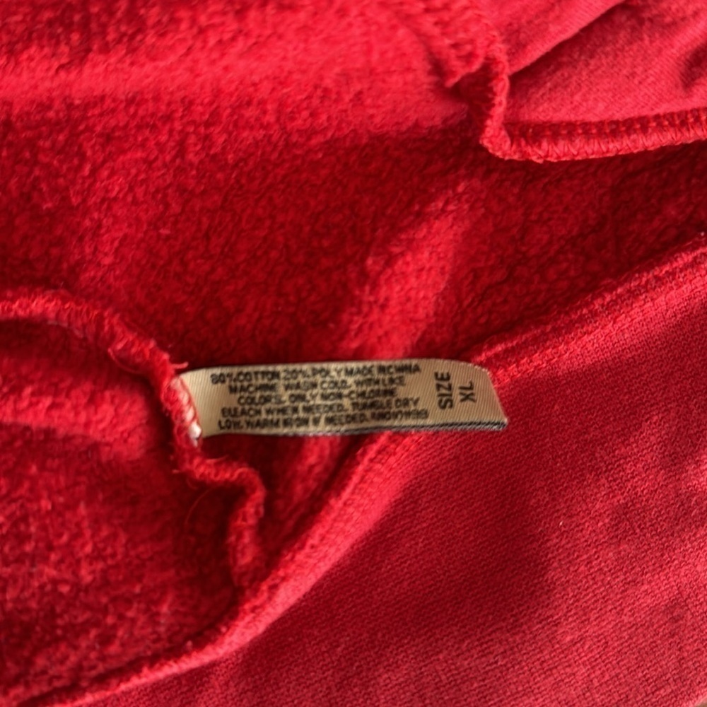Machine red‎ Italia zip sweatshirt XL - Picture 6 of 6